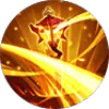 Flaming Lion - icon - Transparent Background PNG
