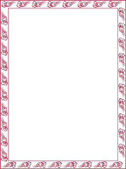 Red Border Decoration Pattern - red - Curated PNG