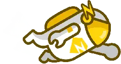 Yellow Robot - No Background PNG