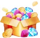 Gold Coin Box - surprise - No Watermark PNG