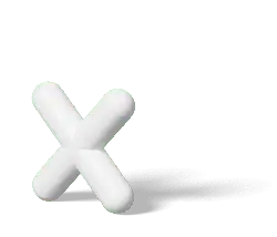 White Cross Object - modern art - No Watermark PNG