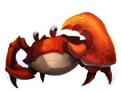 Red Crab - red - cartoon - Transparent Layer PNG