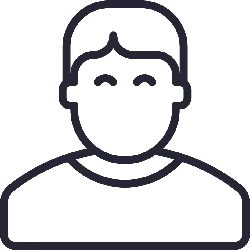 Male Avatar Icon - person - Transparent Background PNG