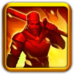 Flame Warrior - role-playing - Lossless PNG