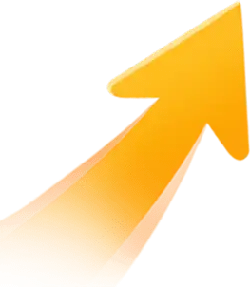 Yellow Arrow - indicate - Transparent Background PNG