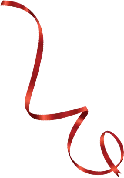 Red Ribbon - gift - colorful - High Resolution PNG