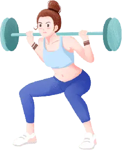 Female Weightlifting - exercise - PNG Images