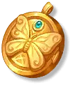 Butterfly Pendant - accessory - No Watermark PNG