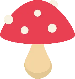 Red Mushroom - cute - High Resolution PNG