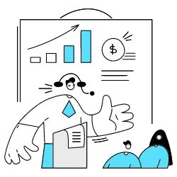 Financial Growth Chart Character - growth - PNG Images