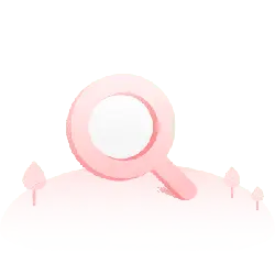 Magnifying Glass - simple - Transparent Background PNG