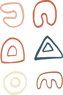 Abstract Shapes Combination - modern aesthetics - No Background PNG