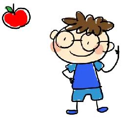 Boy with Glasses - apple - Free Download PNG