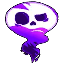 Purple Skull - skeleton - Transparent Layer PNG