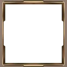 Brown Frame - decoration - PNG