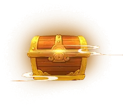 Treasure Chest - wooden - mysterious - Transparent Background PNG