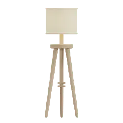 Tripod Table Lamp - lighting - No Watermark PNG
