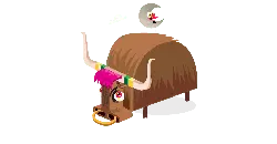 Bull Moon Car - humorous - High Resolution PNG