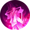 Purple Light Swordsman - light - Transparent Background PNG