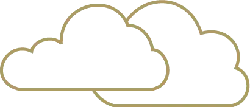 Clouds - sky - gold - Transparent Background PNG