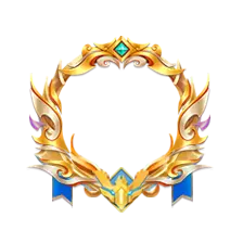 Golden Shield Badge - gemstone - High Resolution PNG