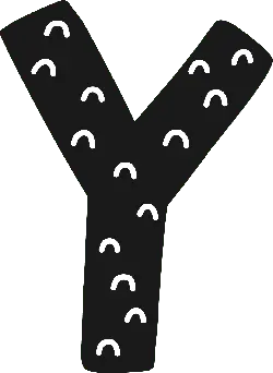 Letter Y - simple style - High Resolution PNG