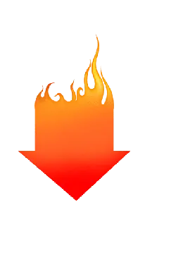 Flaming Arrow - No Background PNG