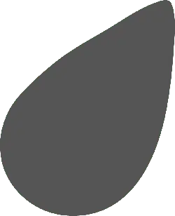 Gray Water Drop - shape - PNG