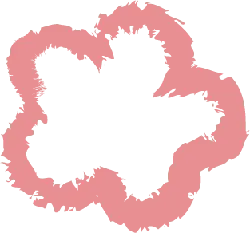 Pink Flower - shape - High Resolution PNG