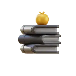 Apple and Books - High Download Count PNG