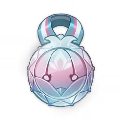 Ice Crystal Badge - icon - PNG