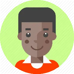 Cartoon Character in Red Shirt - smile - Free Download PNG