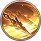 Golden Sword Badge - sign - High Resolution PNG