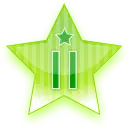Green Star - star - Lossless PNG