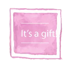 Pink Gift Frame - frame - Transparent Background PNG