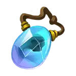 Blue Crystal Pendant - mysterious - High Resolution PNG