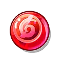 Red Energy Ball - glowing - Transparent Layer PNG