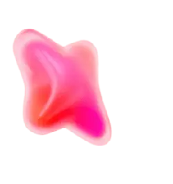 Pink Abstract Shape - Curated PNG