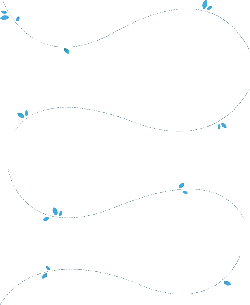 Blue Curve Pattern - simple - PNG