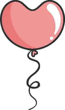 Heart-shaped Balloon - heart shape - gift - Lossless PNG