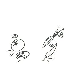 Tomato and Carrot - minimalistic - Lossless PNG