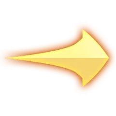 Gold Arrow - High Resolution PNG