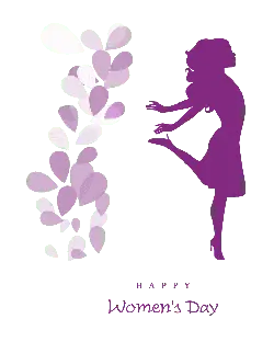 Celebrating Women's Day - holiday - Transparent Layer PNG