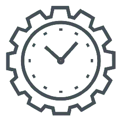 Gear Clock - icon - No Watermark PNG