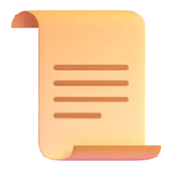 Scroll File - knowledge - High Resolution PNG