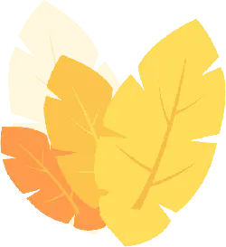Autumn Leaves - green - yellow - Lossless PNG