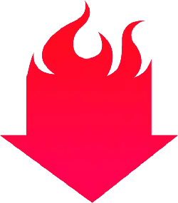 Flame Arrow - Free for Commercial Use PNG