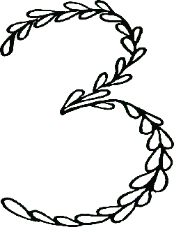 Number Three - number - design - High Resolution PNG