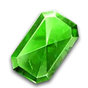 Green Gemstone - green - cut - Transparent Layer PNG