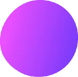 Purple Circle - gradient - color - Transparent Background PNG